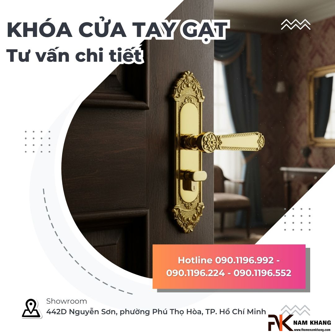 Khóa cửa tay gạt