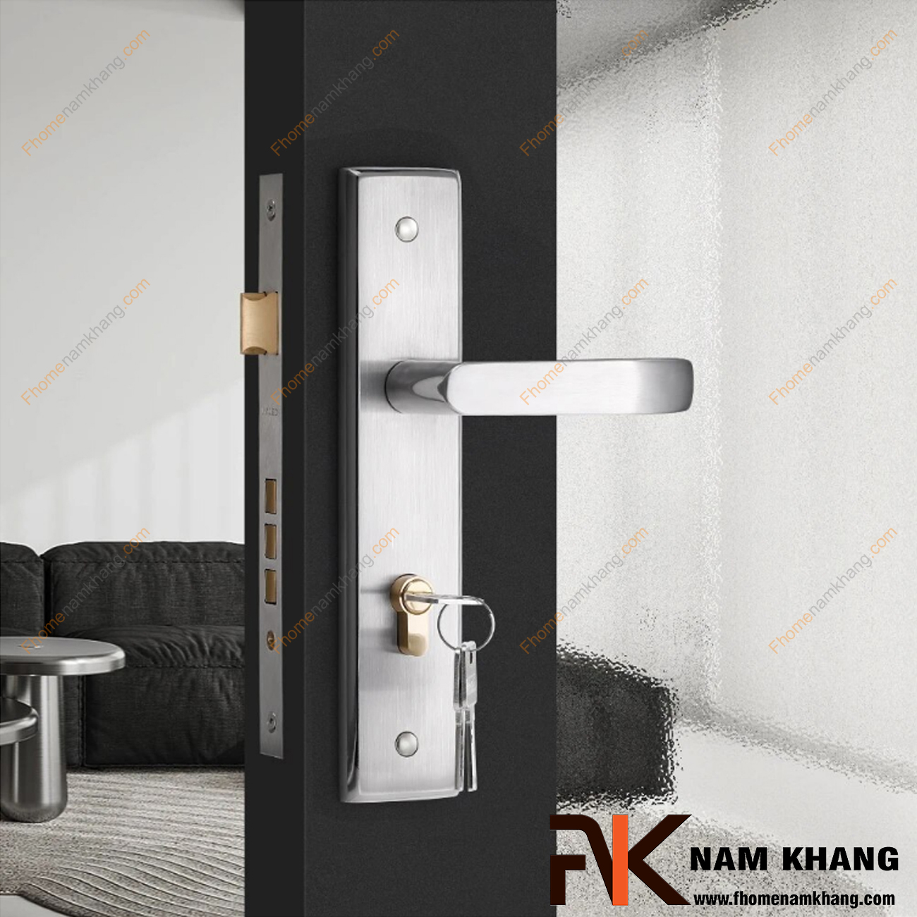 Khóa cửa tay gạt