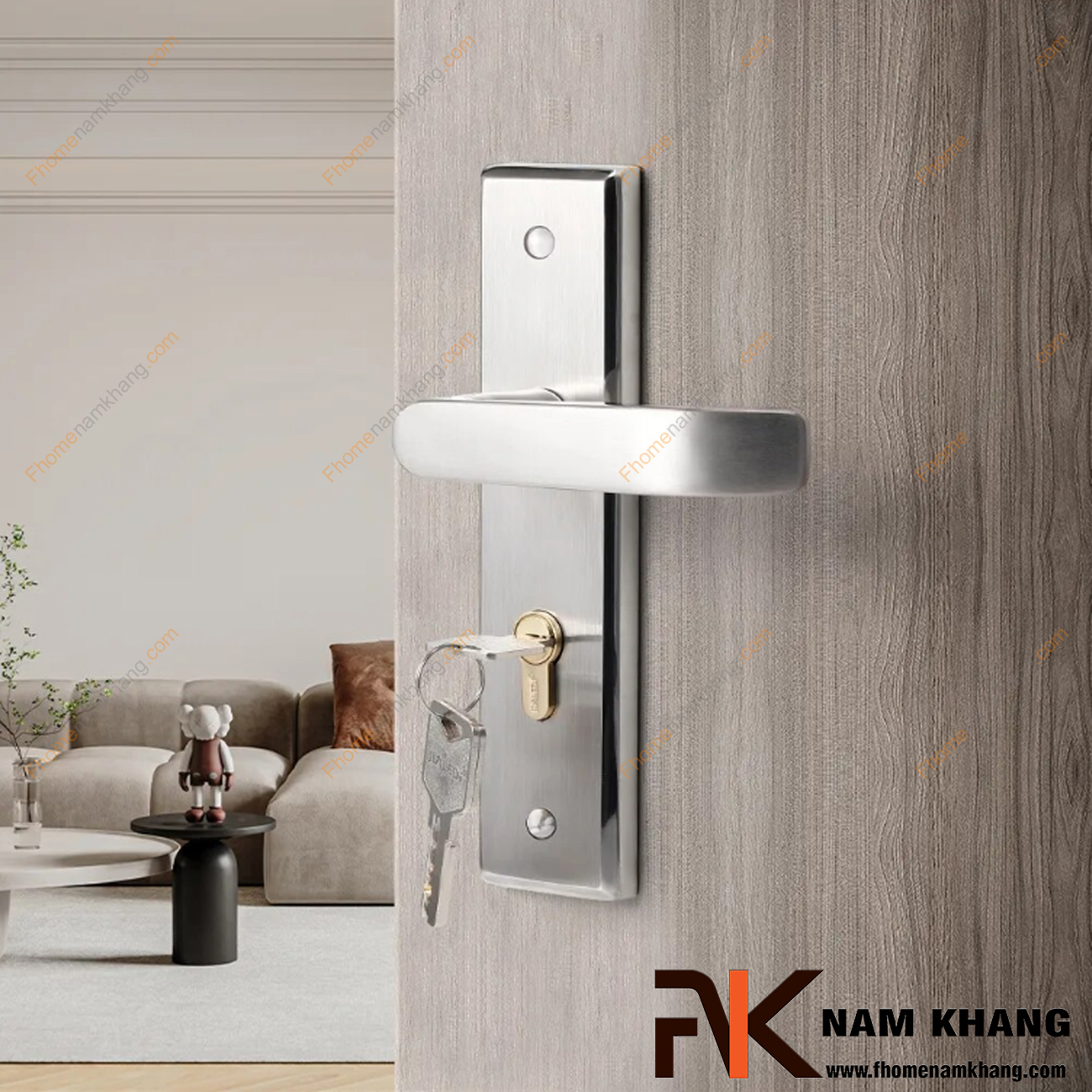 Khóa cửa tay gạt