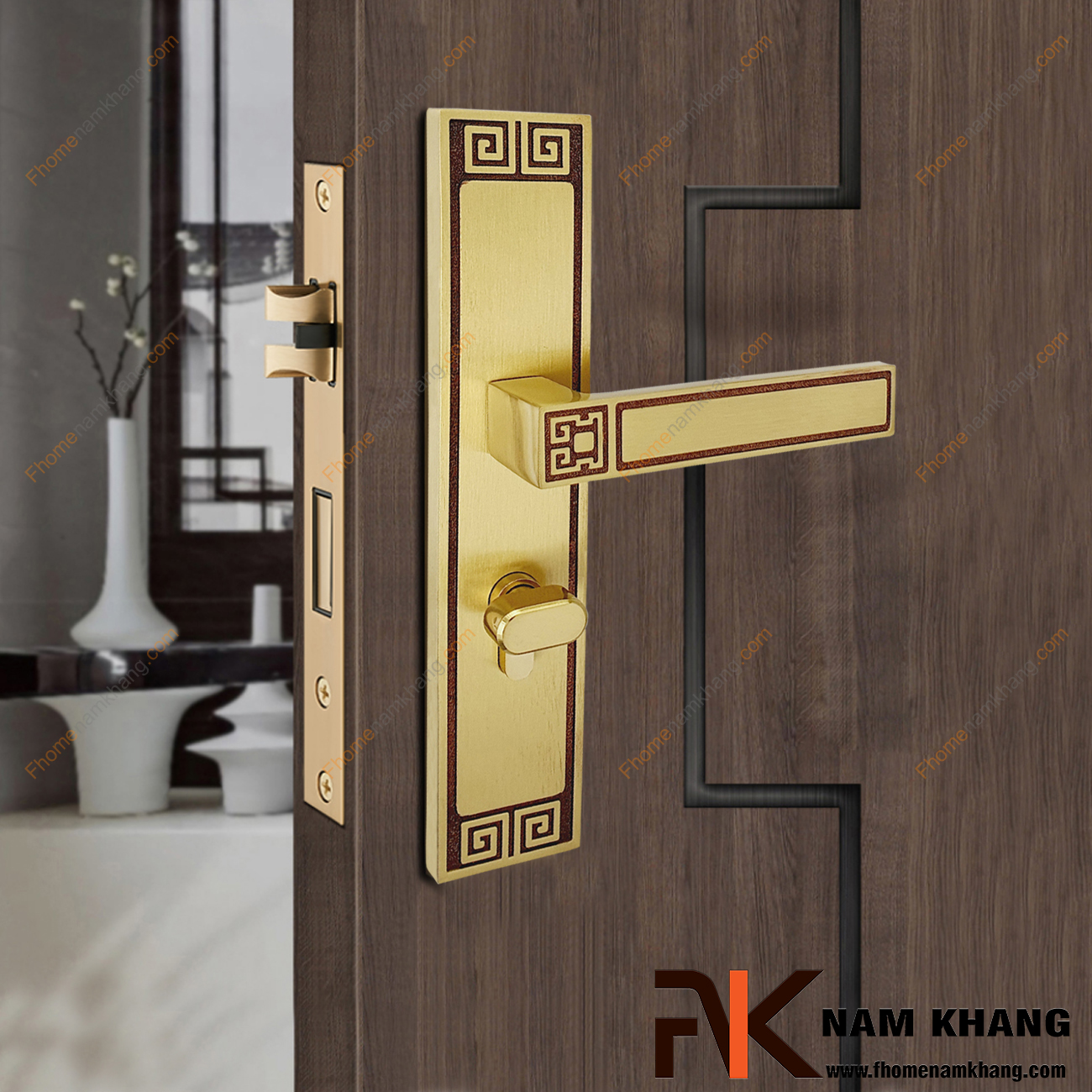 Khóa cửa tay gạt