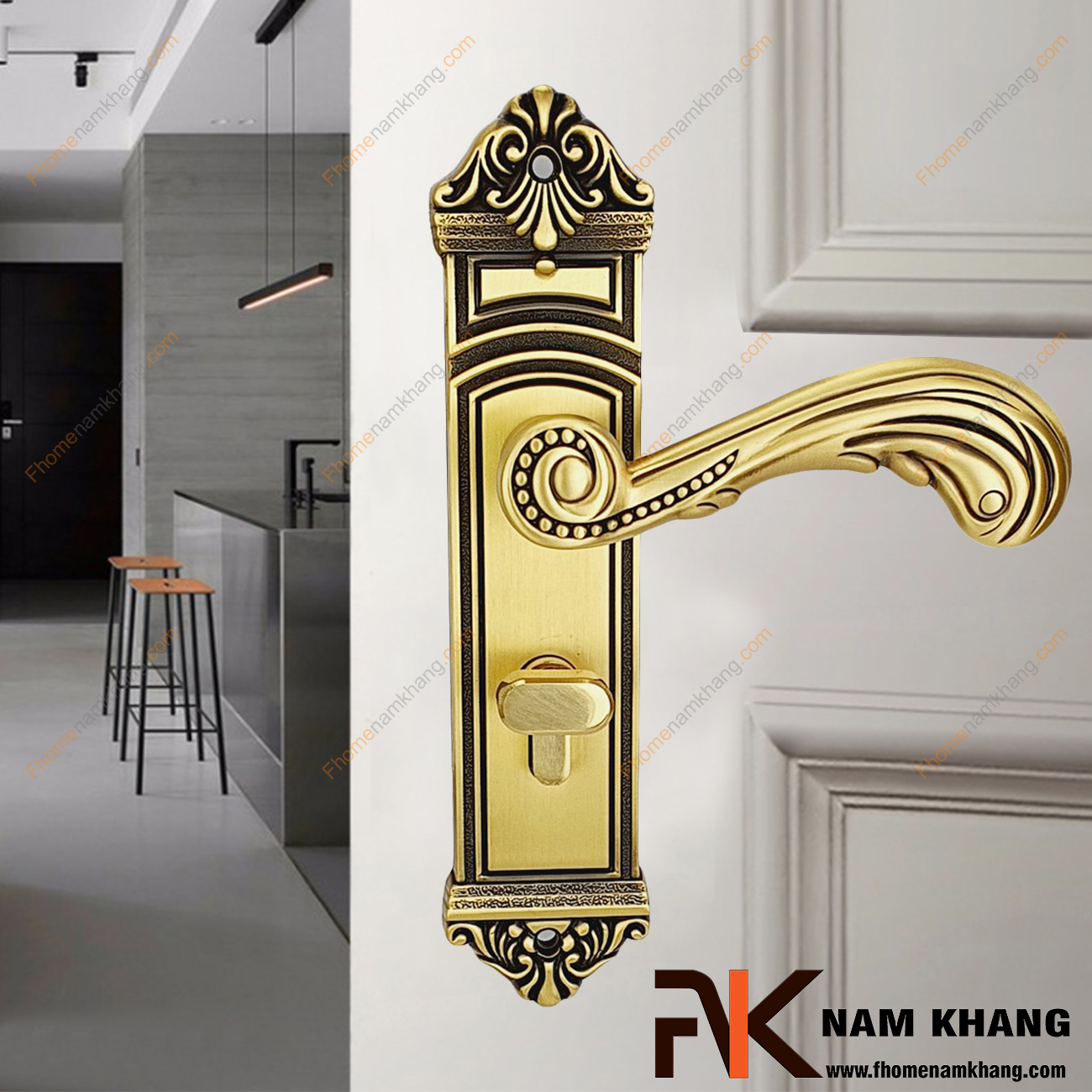 Khóa cửa tay gạt