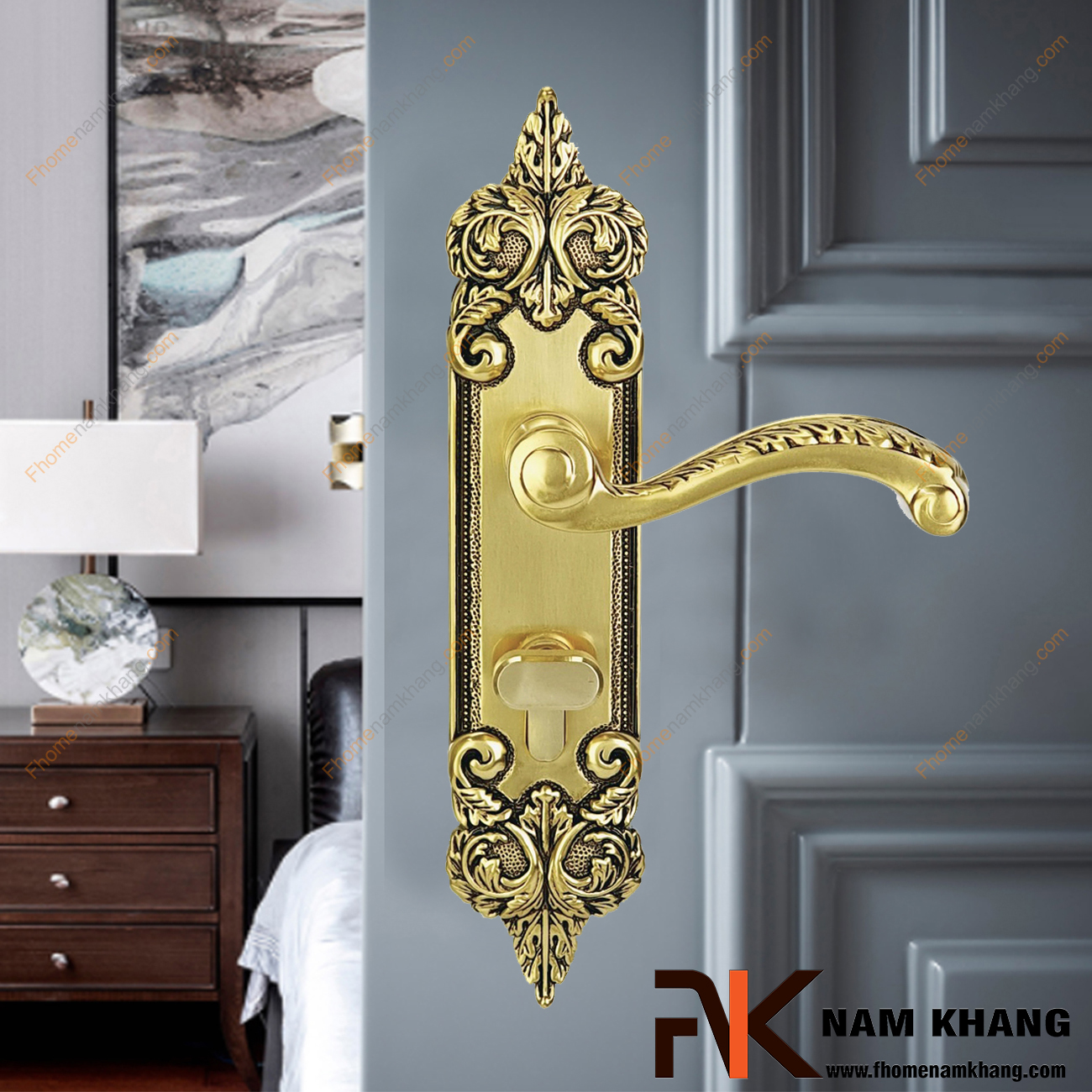 Khóa cửa tay gạt