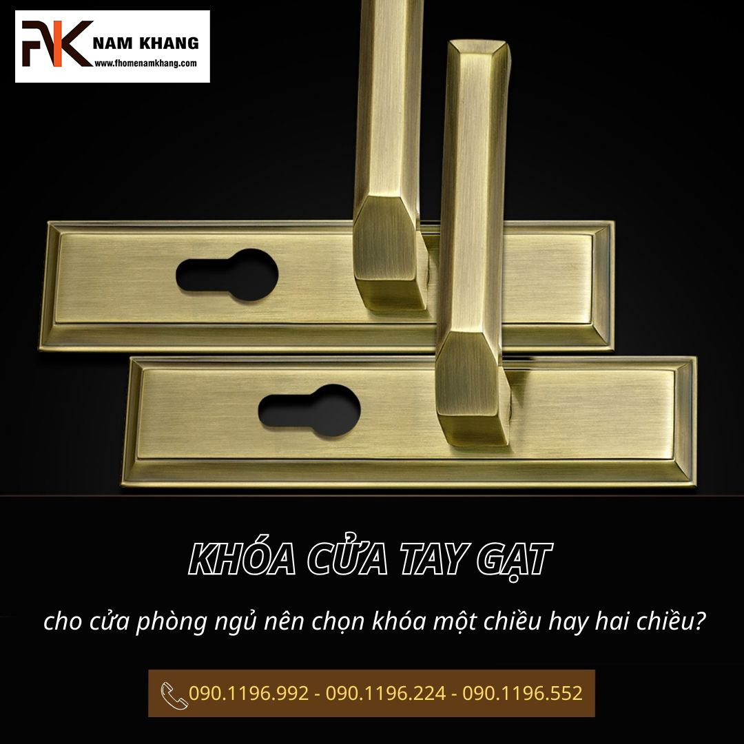 Khóa cửa tay gạt