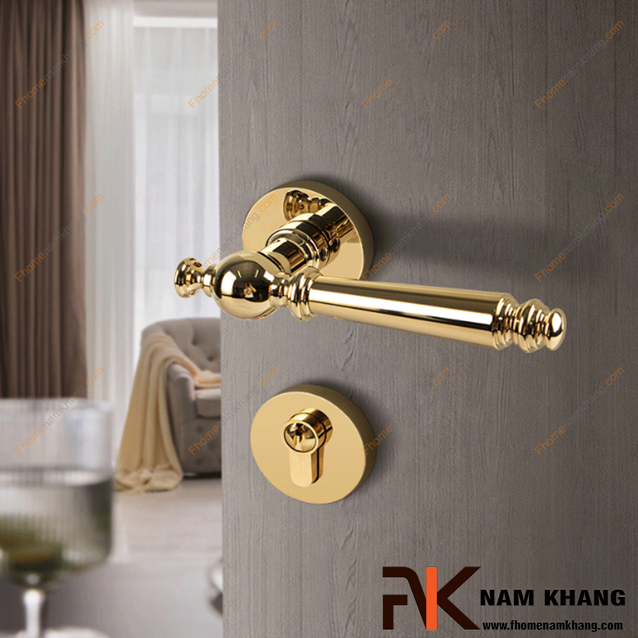 Khóa cửa tay gạt