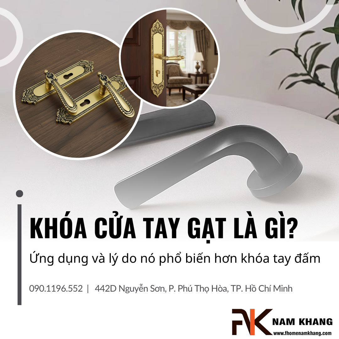 Khóa cửa tay gạt
