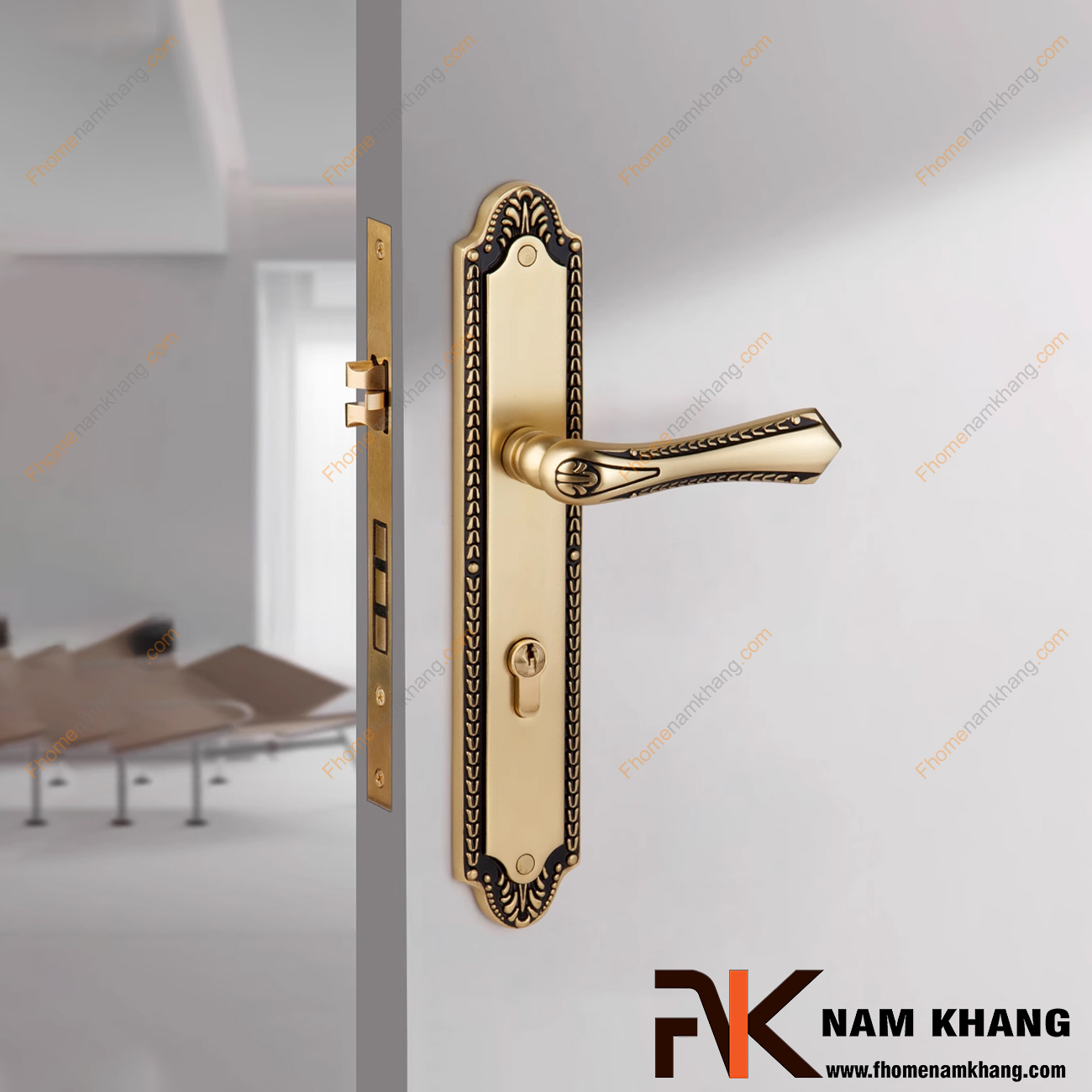 Khóa cửa tay gạt