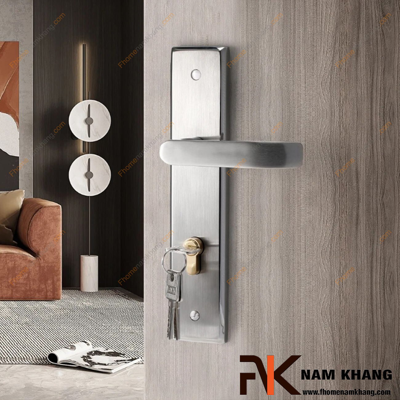 Khóa cửa tay gạt
