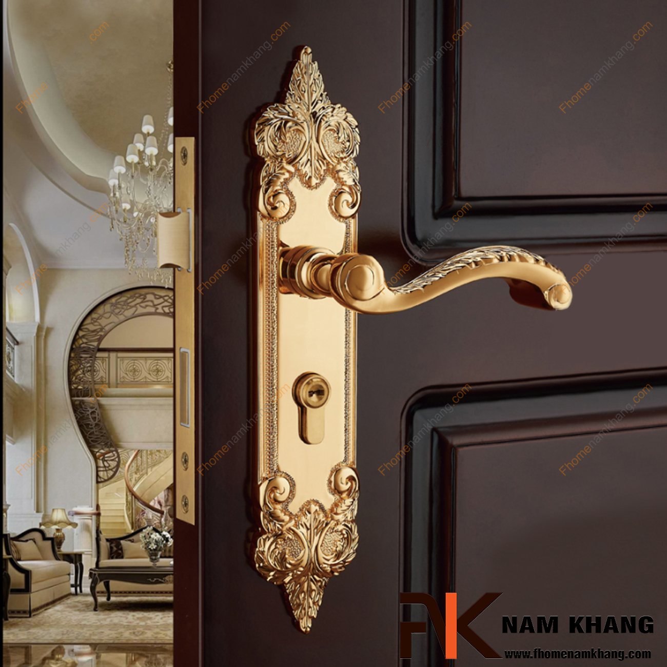 Khóa cửa tay gạt
