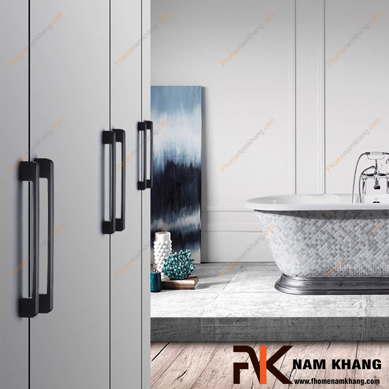 Tay nắm tủ hợp kim kẽm