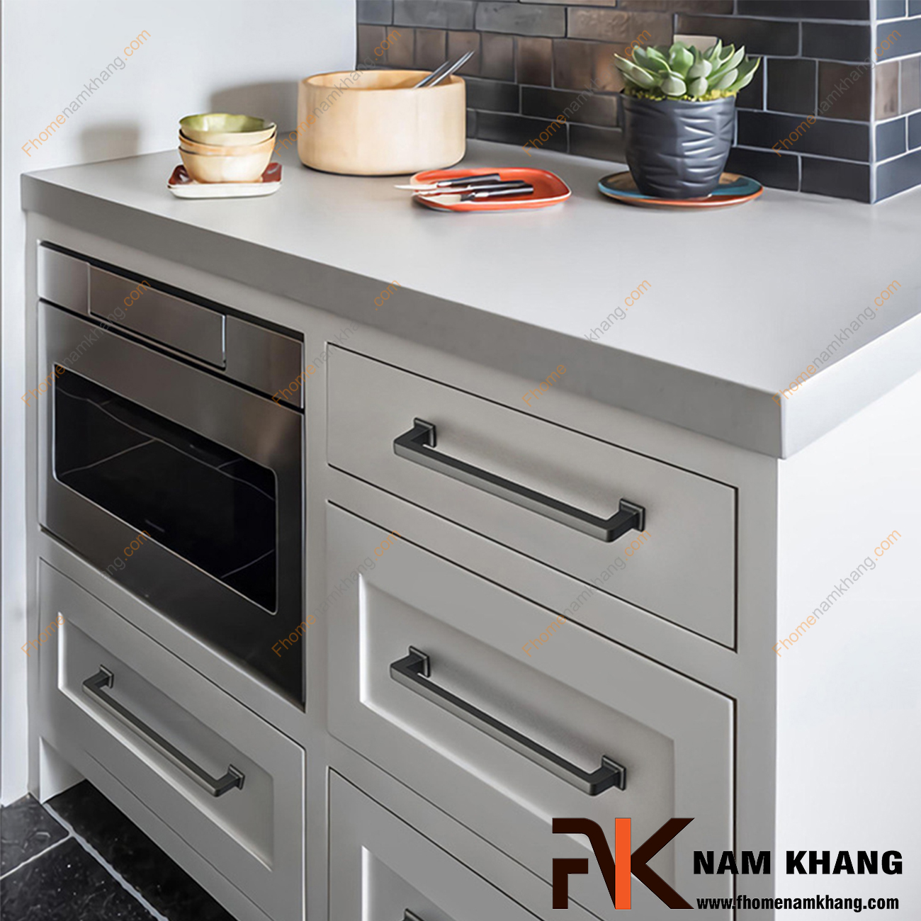 Tay nắm tủ hợp kim kẽm