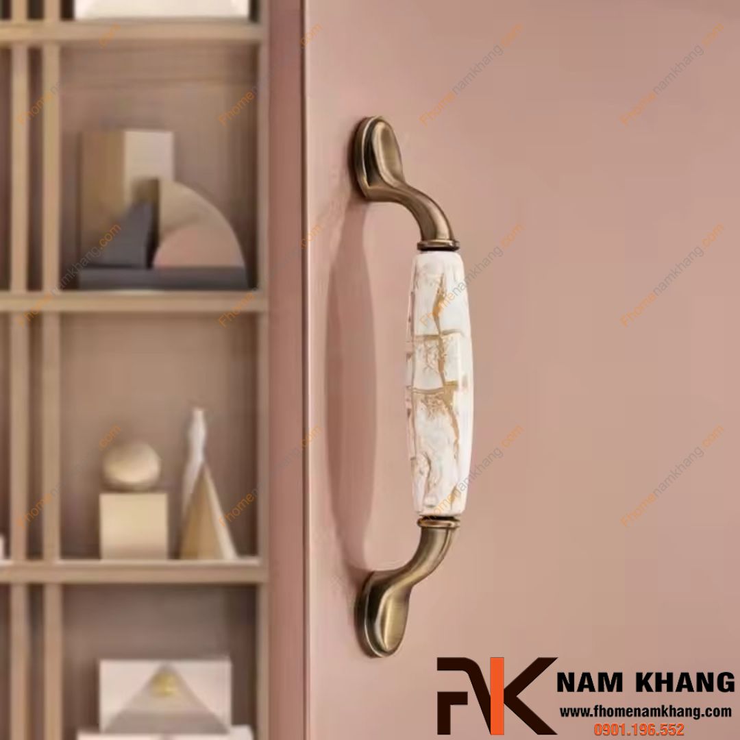 Tay nắm tủ phối sứ