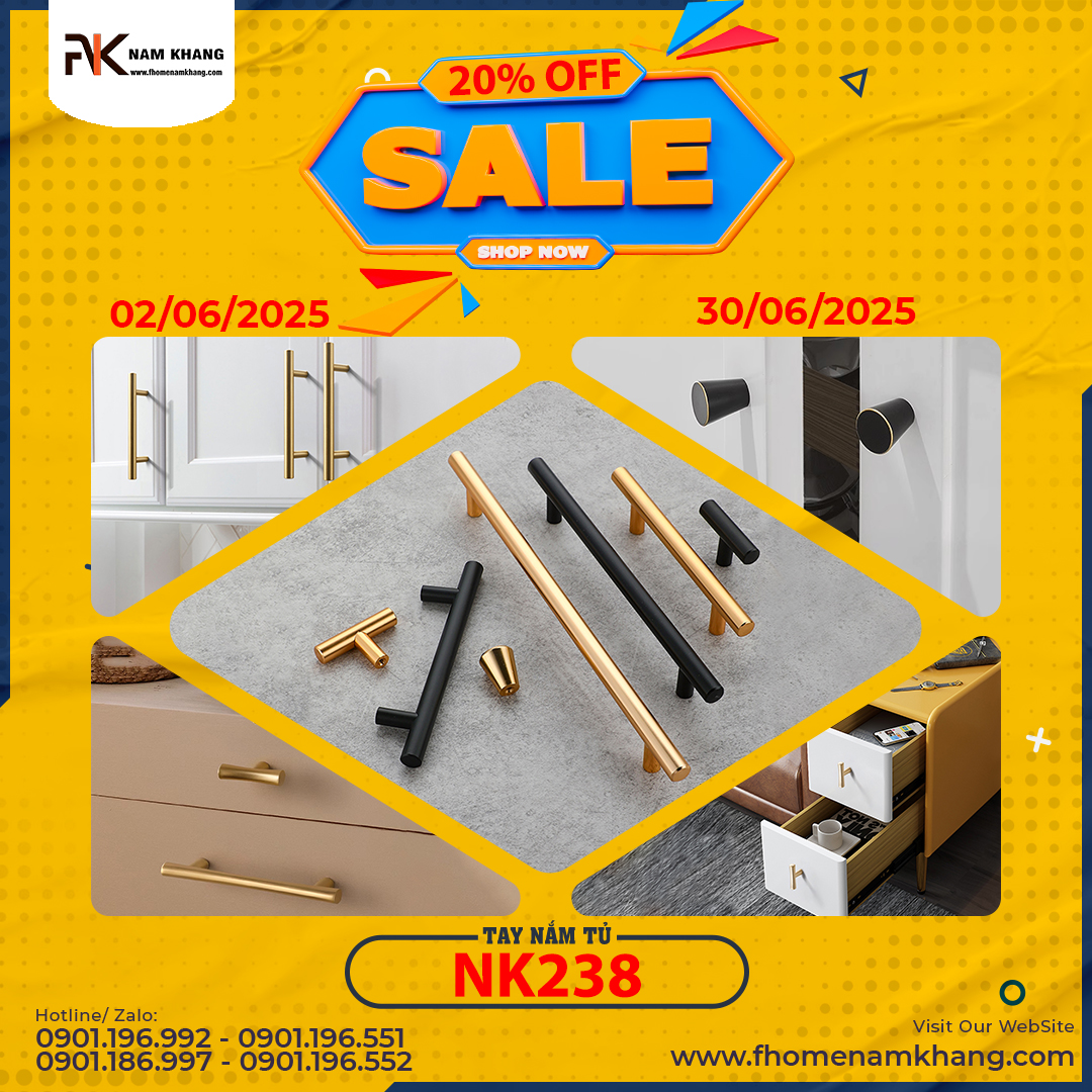 Chương trình BIRTHDAY SALE tại F-Home Nam Khang sẽ chính thức diễn ra từ ngày 02/06/2025 đến hết ngày 30/06/2025. Đây là một khoảng thời gian đủ dài để bạn thoải mái lựa chọn, cân nhắc và đưa ra những quyết định mua sắm sáng suốt nhất.