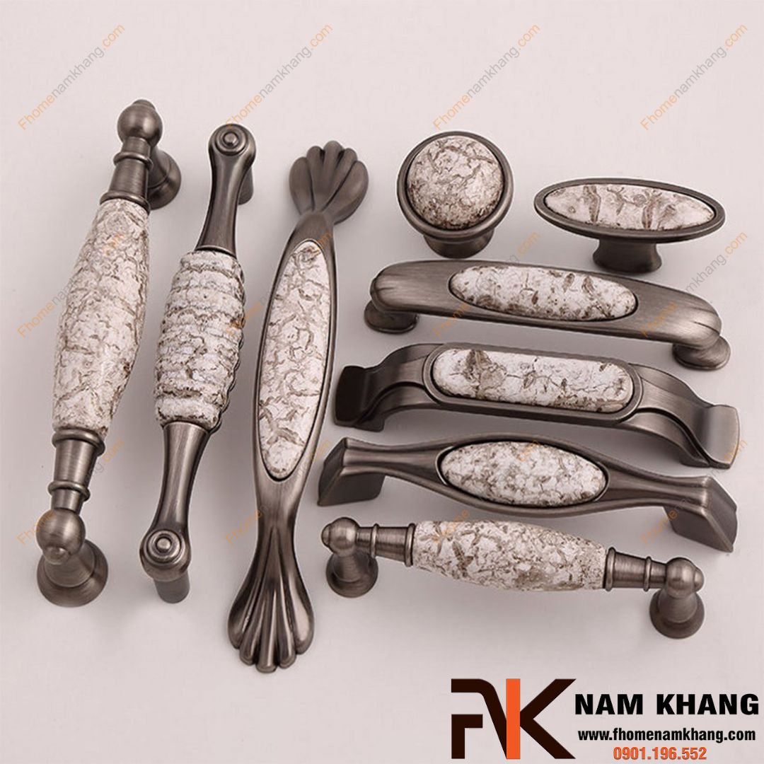 Tay nắm tủ phối sứ