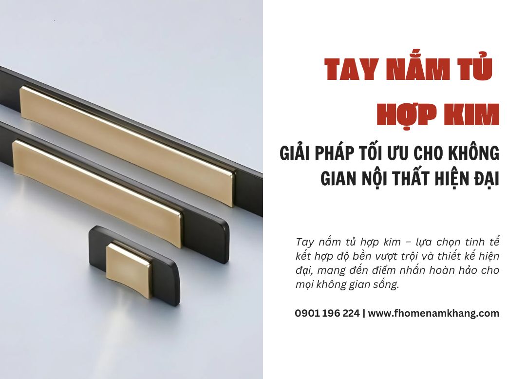 Tay nắm tủ hợp kim