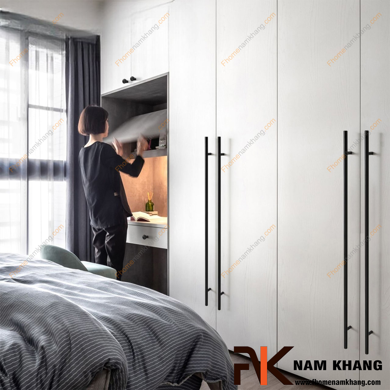 Tay nắm tủ hợp kim