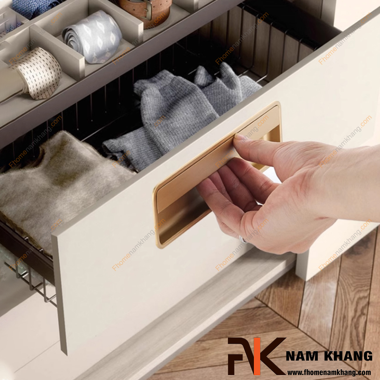 Tay nắm tủ hợp kim