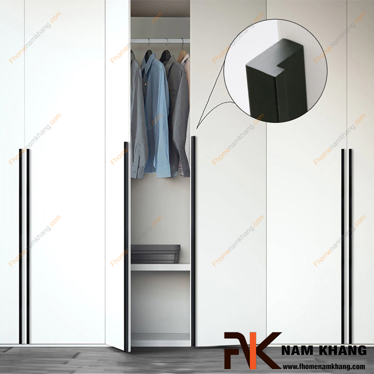Tay nắm tủ hợp kim