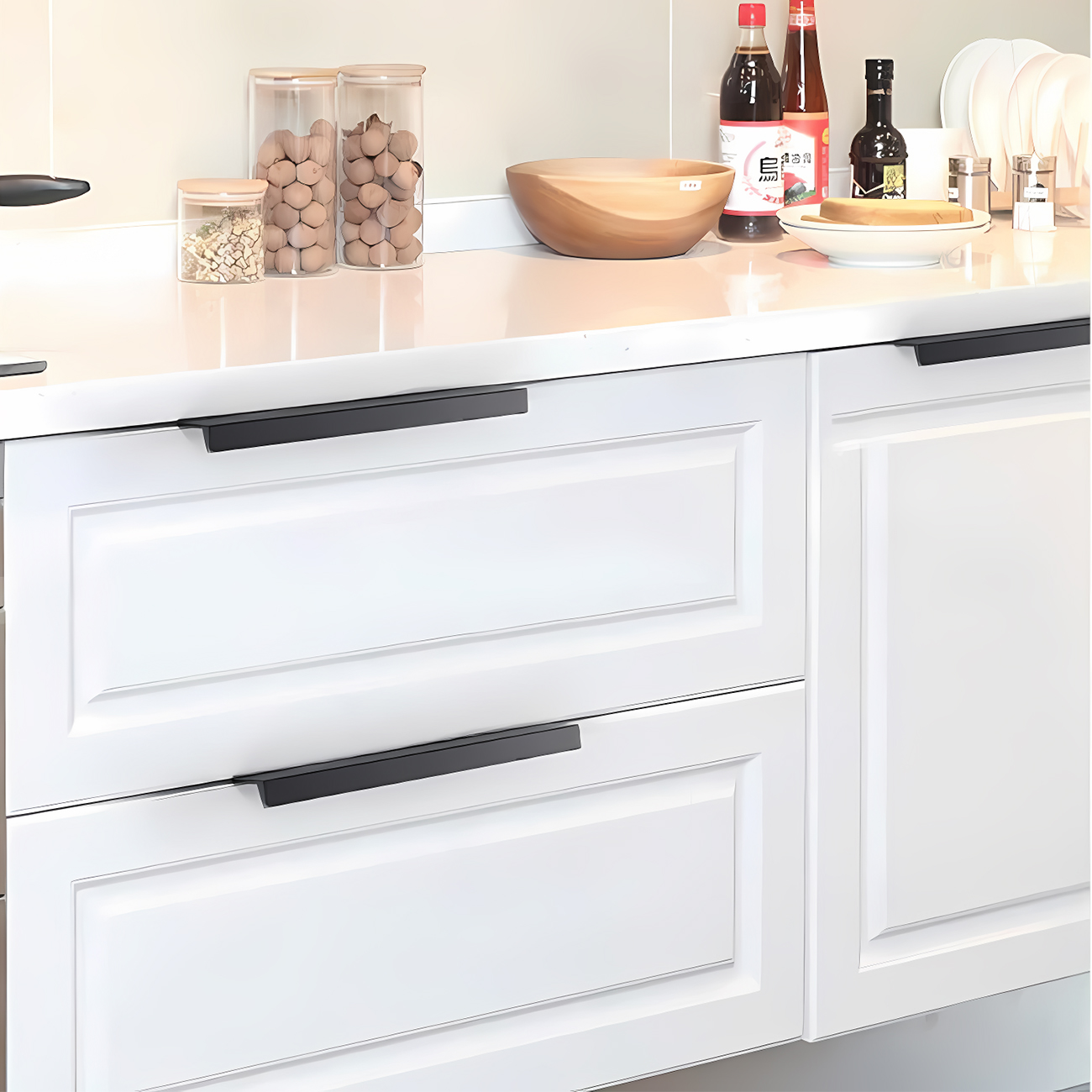 Tay nắm tủ vát cạnh cao cấp NK312