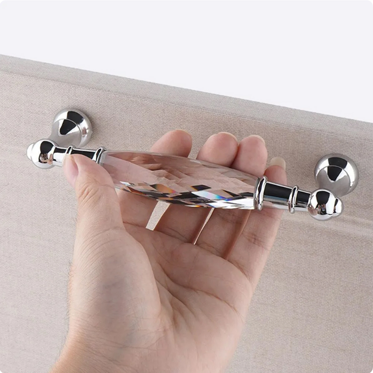 Tay nắm tủ pha lê cao cấp NK295