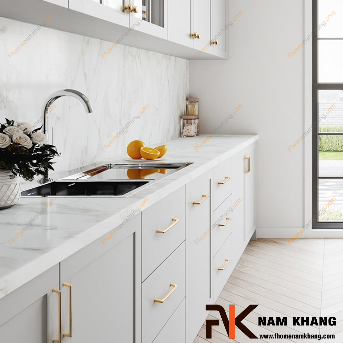 Tay nắm tủ hợp kim