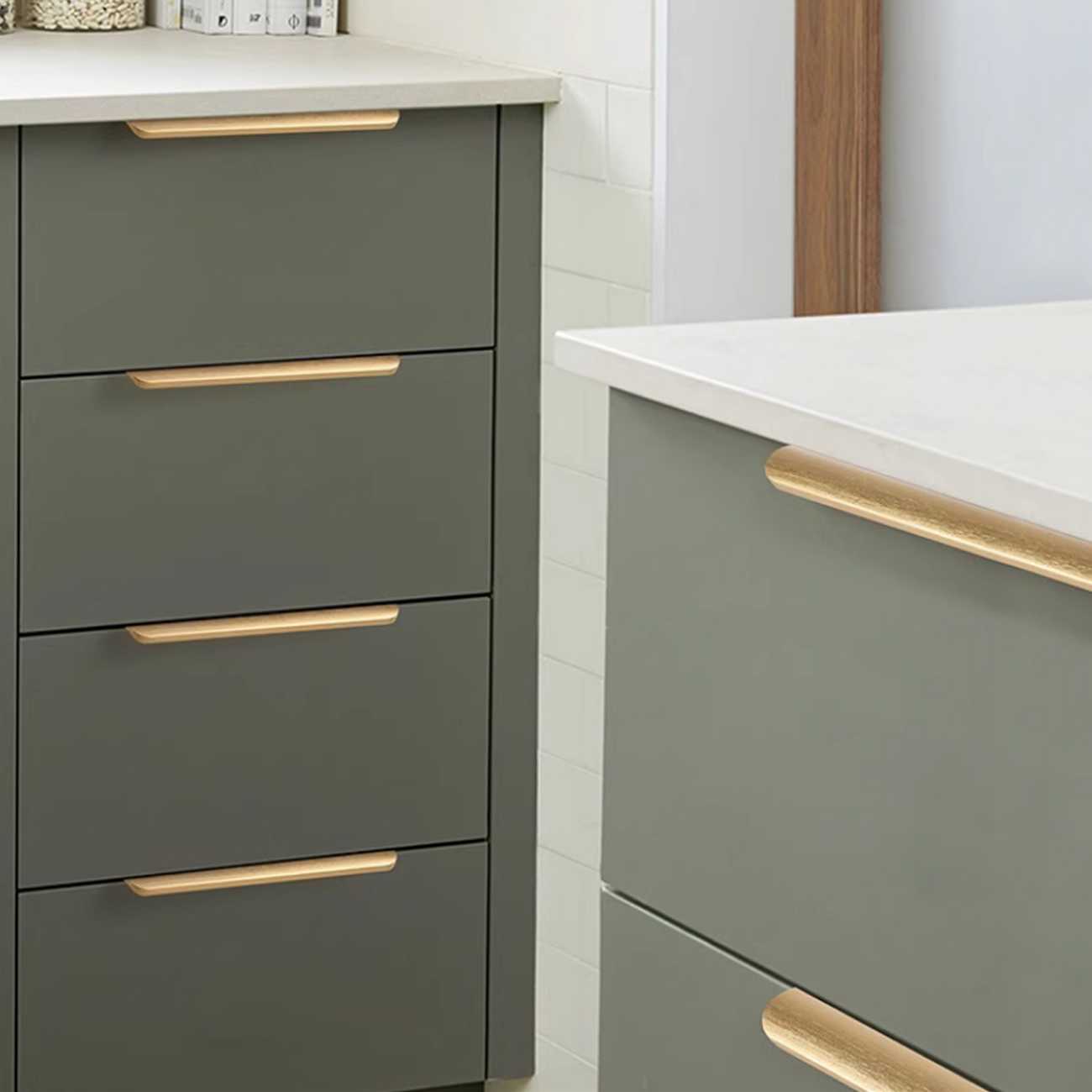 Tay nắm tủ vát cạnh cao cấp NK312
