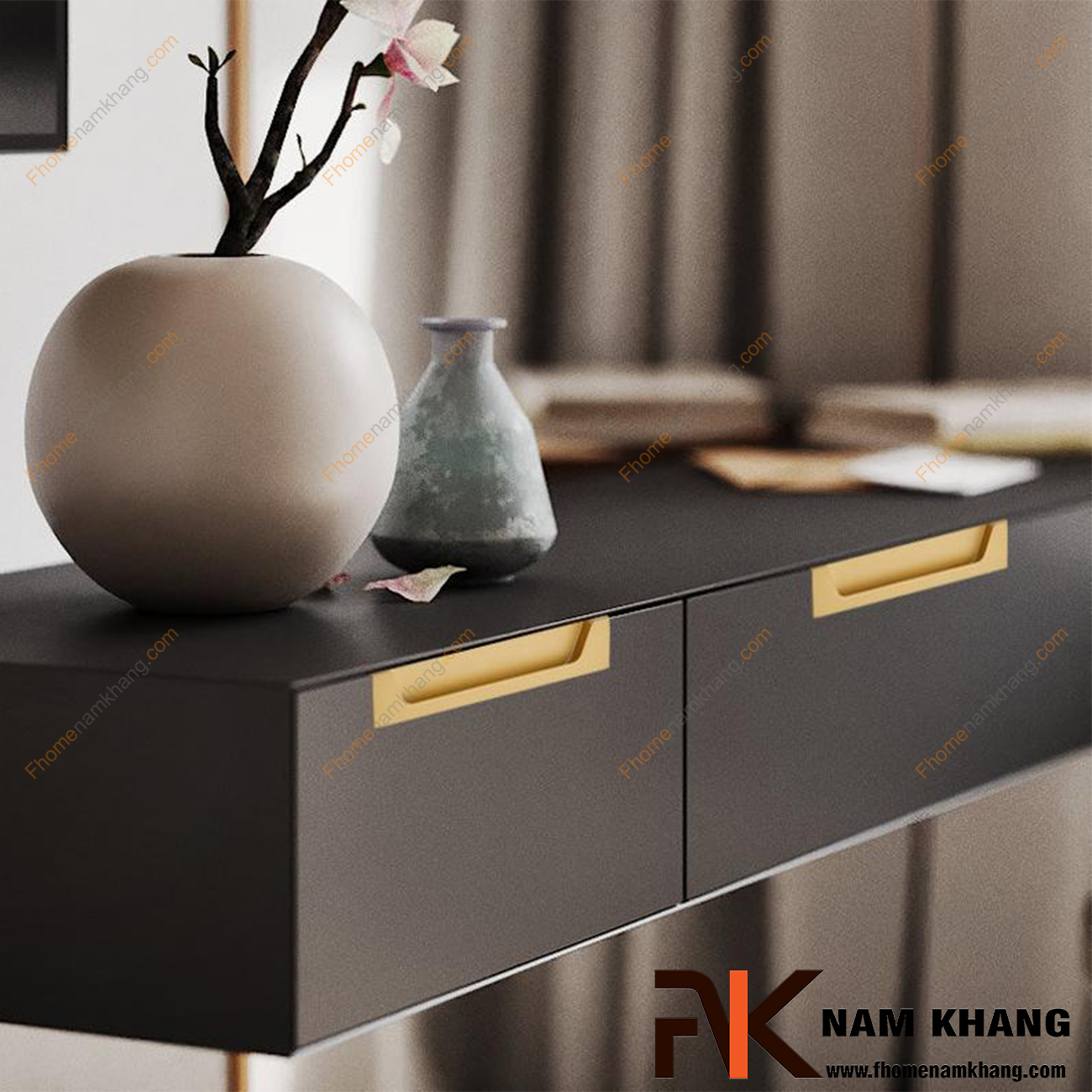 Tay nắm tủ hợp kim