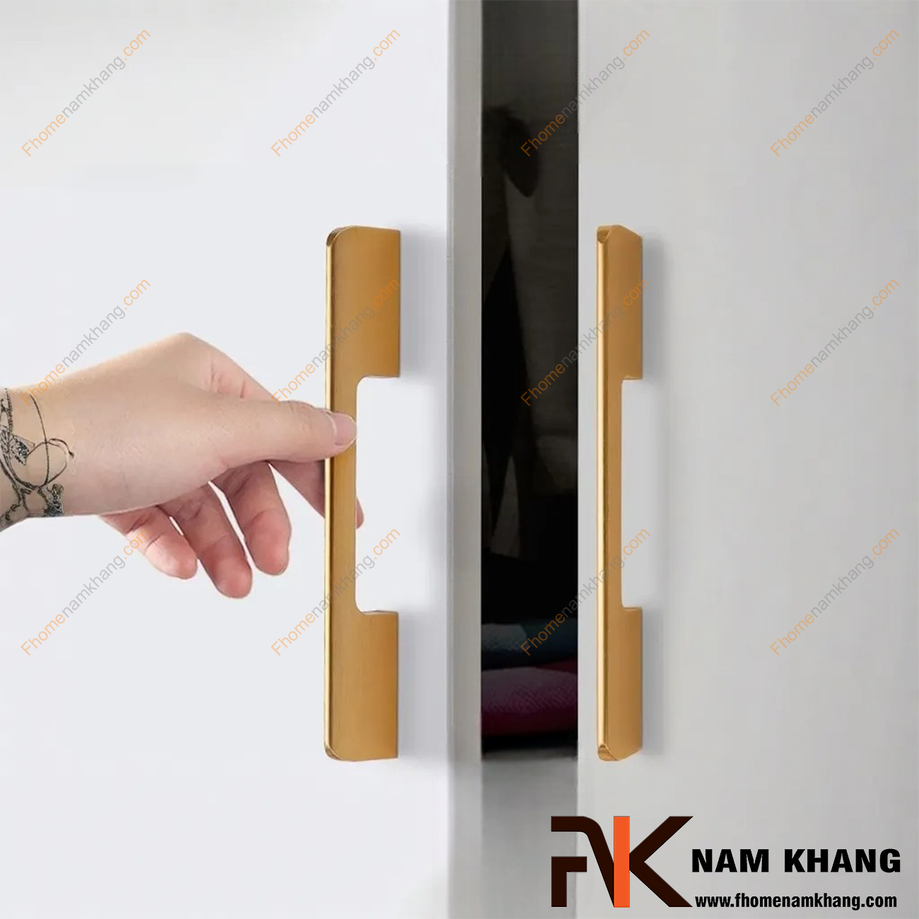 Tay nắm tủ hợp kim
