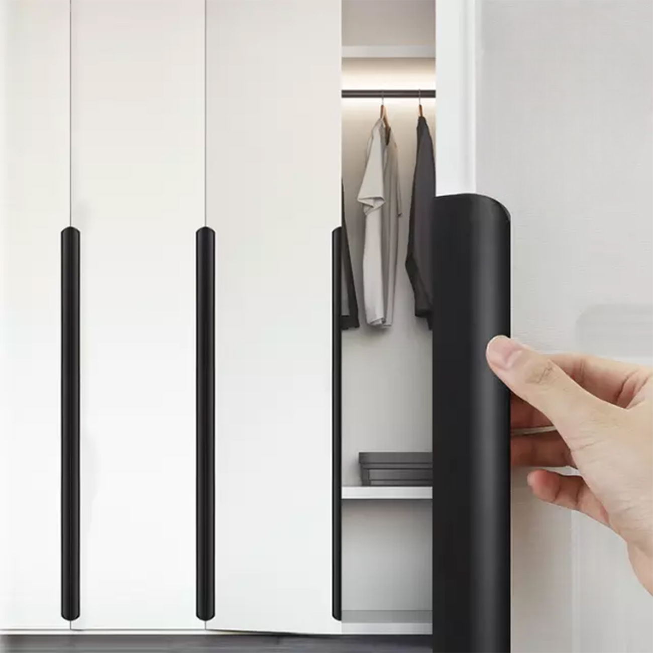 Tay nắm tủ dạng vát cạnh cao cấp NK312L