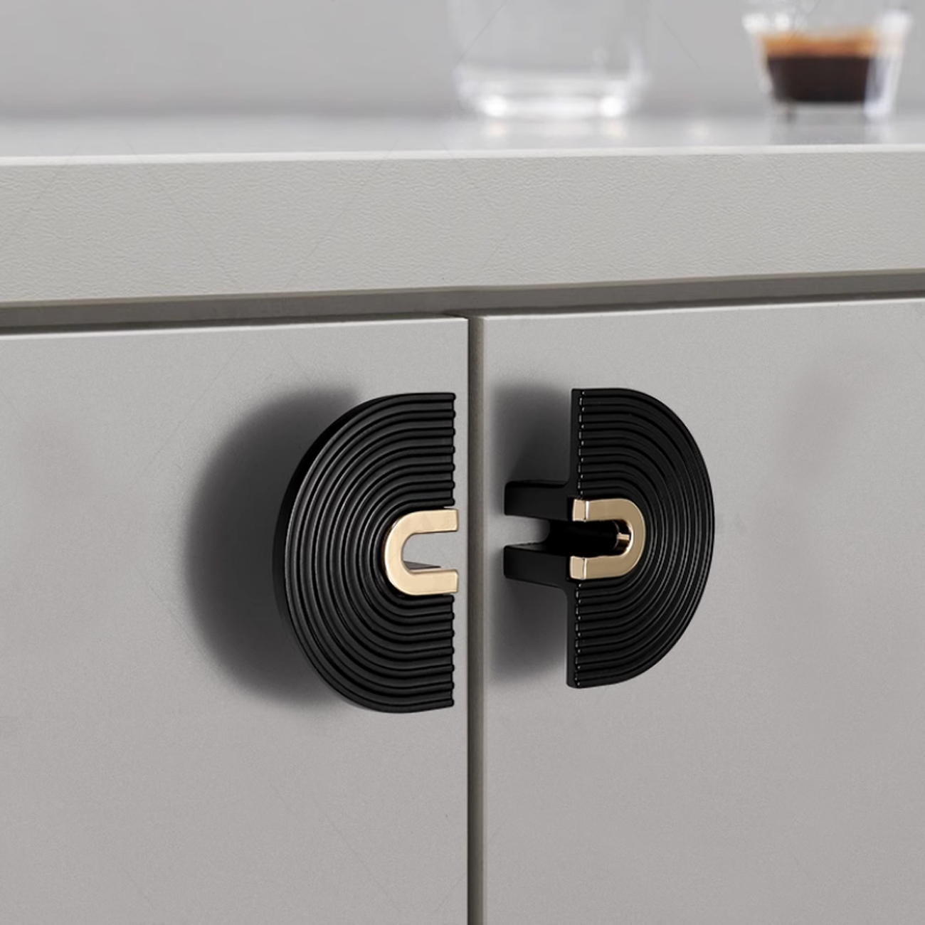 Tay nắm tủ dạng đôi đối xứng cao cấp NK408