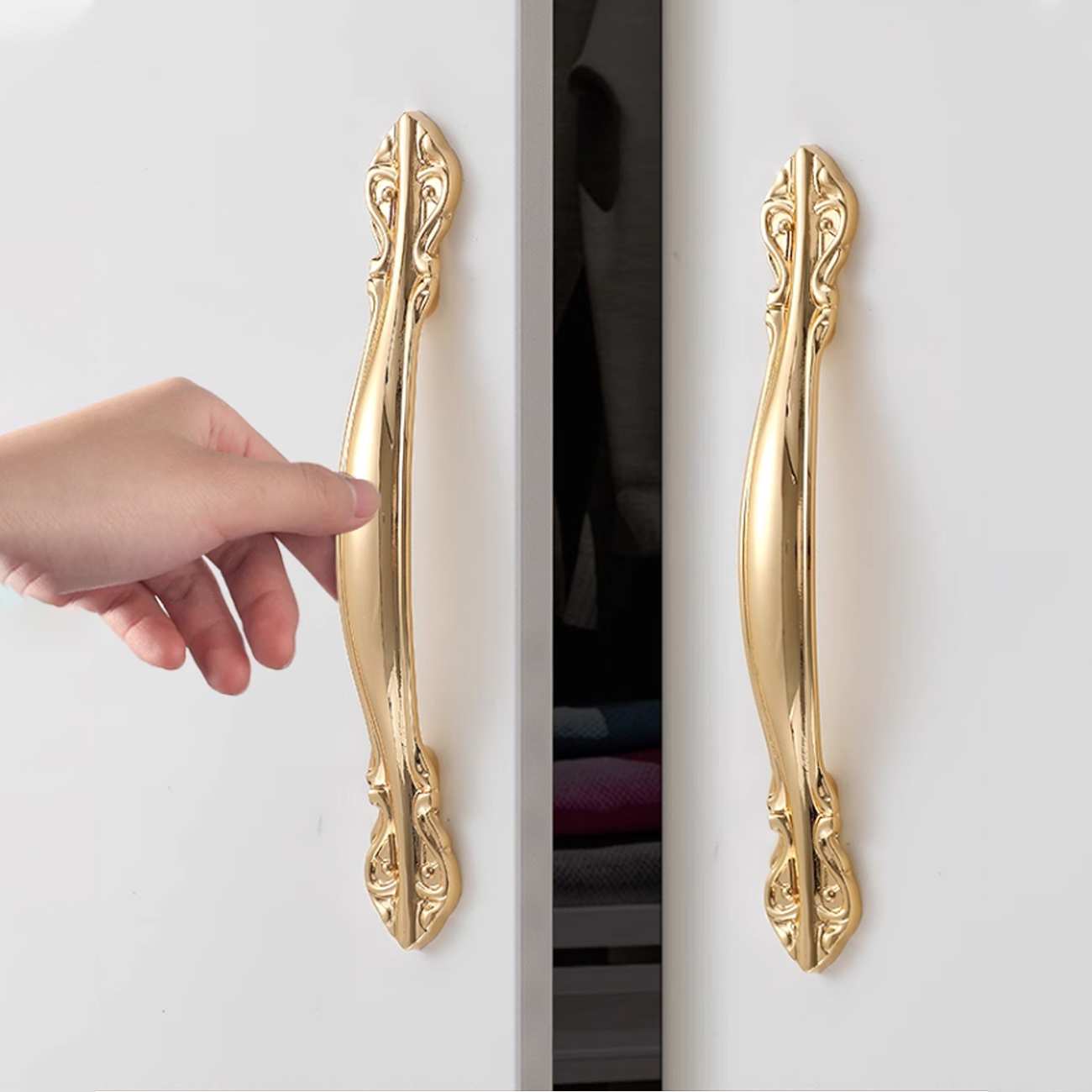 Tay nắm tủ đồng cao cấp NK034D