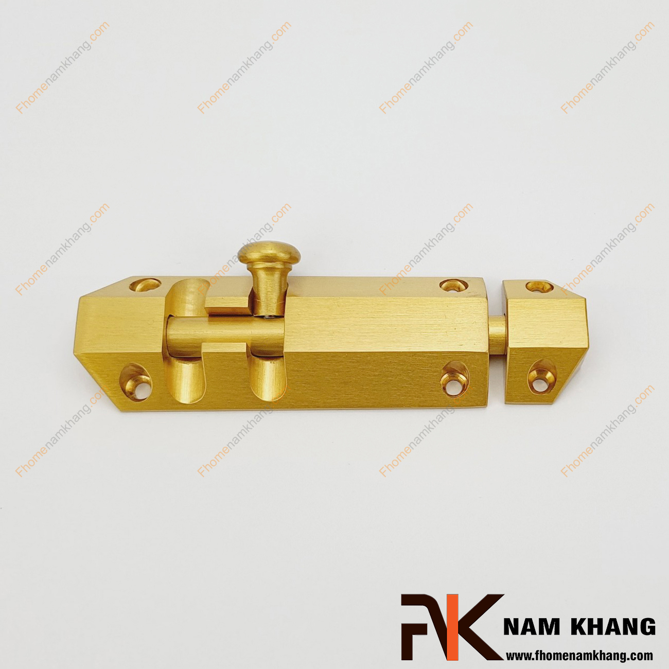 Chốt cửa cao cấp màu đồng vàng NKD082-DV là một bộ phận không thể thiếu trên cánh cửa, giúp tránh những tác nhân xấu ở bên ngoài, tăng độ vững chắc của cánh cửa khi bị tác động lực mạnh.