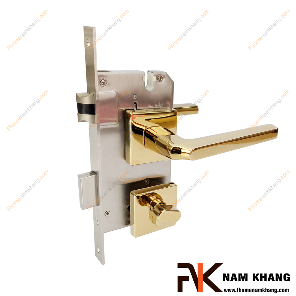 Khóa cửa phân thể hiện đại chất liệu hợp kim cao cấp NK575V-PVD- kiểu khóa cửa tiện lợi được lựa chọn sử dụng nhiều trong thiết kế nội ngoại thất nhà ở, chung cư, biệt thự,...