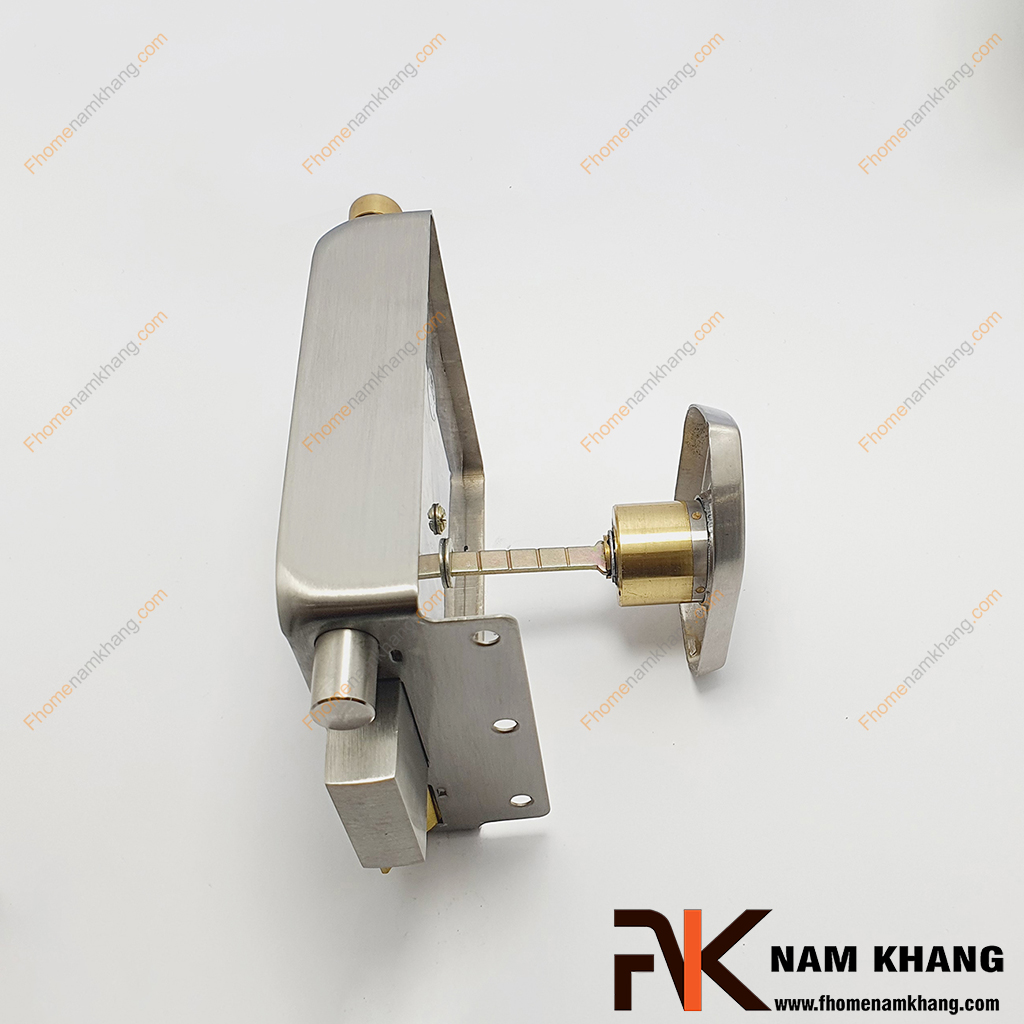 Khóa cổng cao cấp INOX304 NK583KC-1M là dòng khóa hộp được sử dụng trên các dạng cửa cổng sắt, nhôm, inox hoặc các chất liệu gỗ.