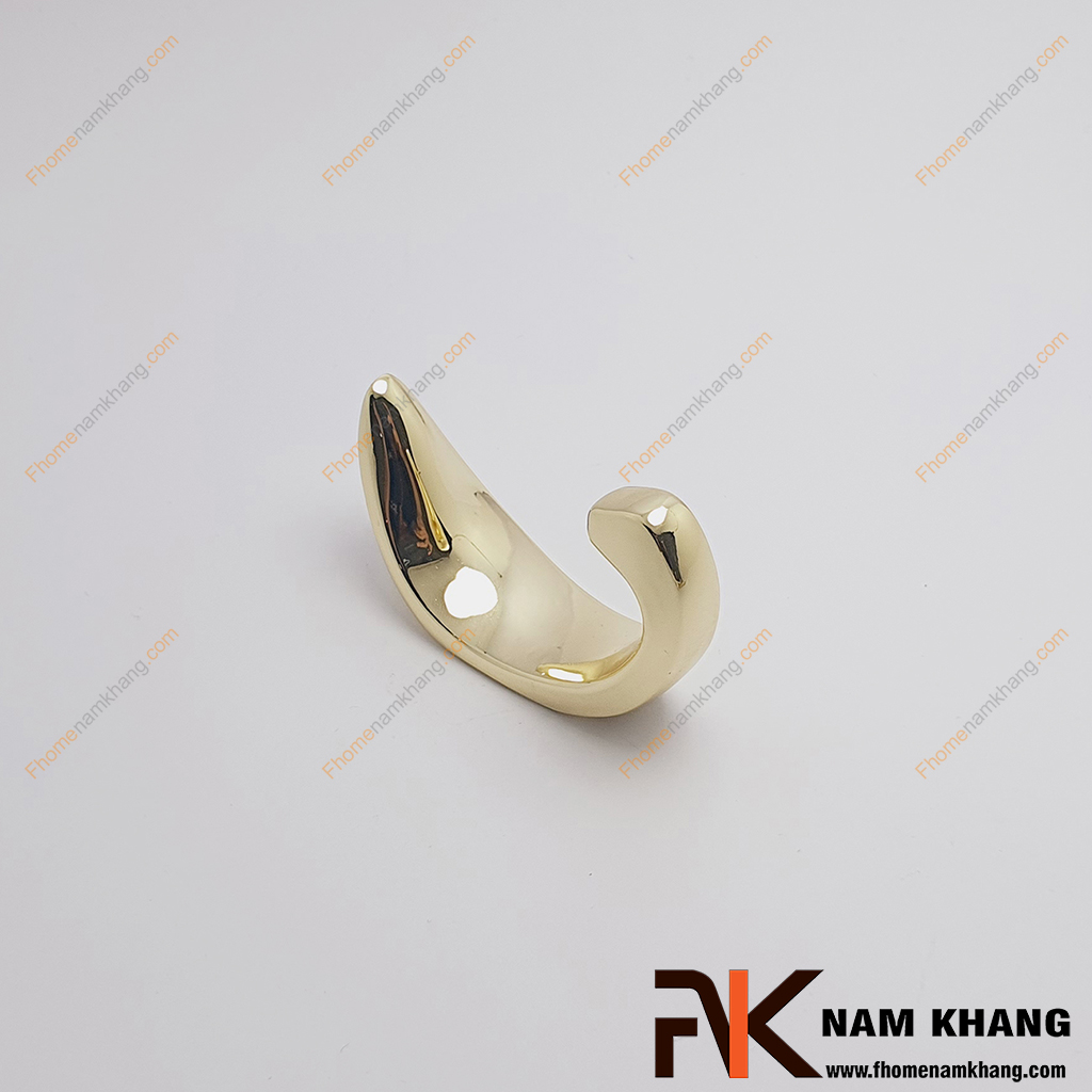 Móc treo dáng cong màu vàng bóng NK124G-V - Móc treo thiết kế dạng cong mềm mại, mang phong cách hiện đại tối giản.