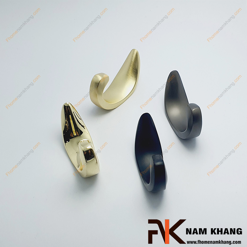 Móc treo dáng cong màu xám NK124G-X - Móc treo thiết kế dạng cong mềm mại, mang phong cách hiện đại tối giản