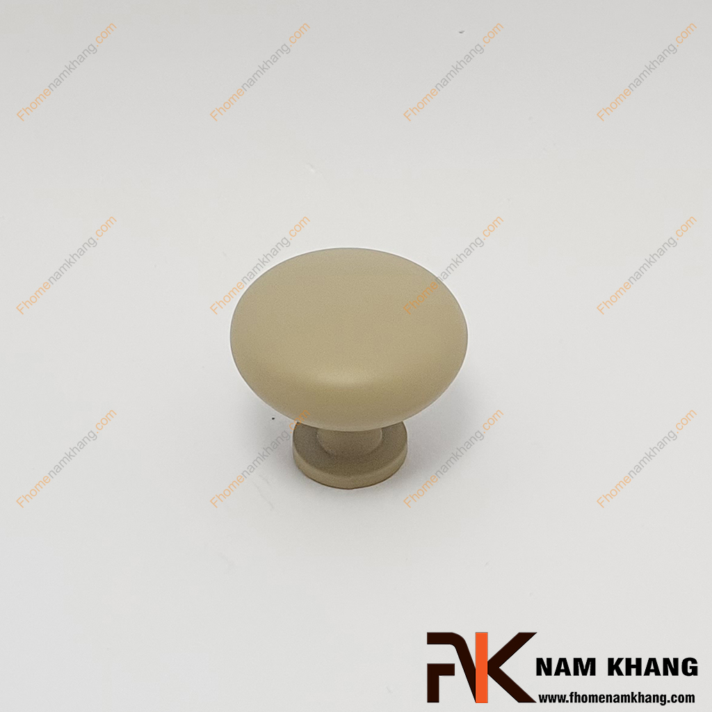 Núm cửa tủ dạng tròn đều màu kem NK172-K - sản phẩm phụ kiện cửa tủ với nhiều màu sắc được phối hợp rộng rãi trên các dạng phong cách tủ kệ.