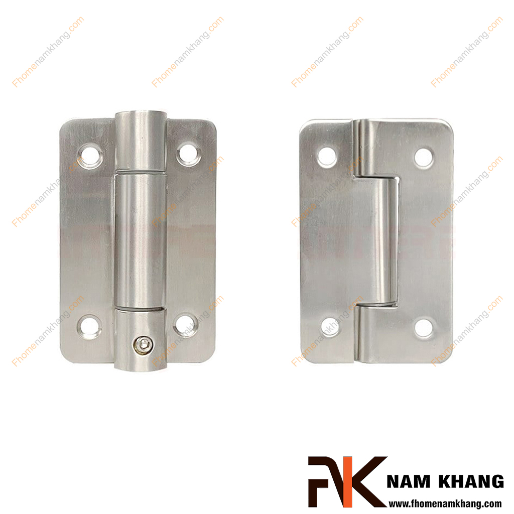 Bản lề vách ngăn 4 lỗ NKL006LVN-INOX304 là một dòng phụ kiện chuyên dụng được lắp đặt thi công trên các vách ngăn phòng thay đồ, nhà vệ sinh, vách ngăn phòng tắm,...