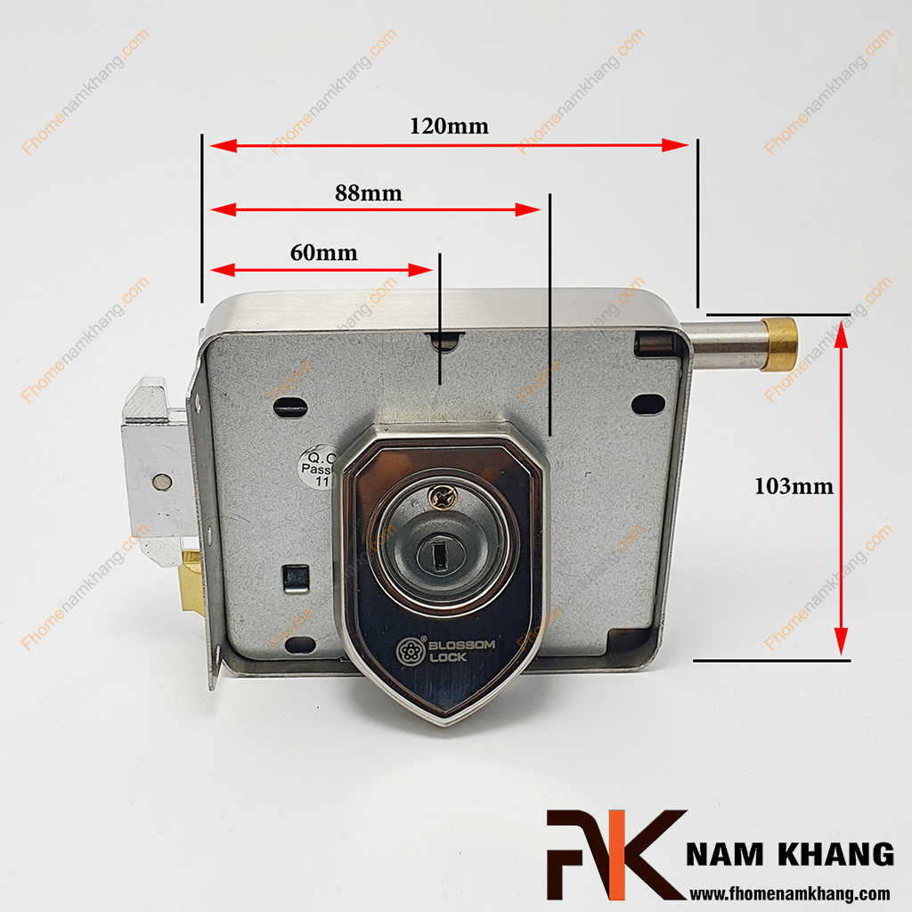 Khóa cổng cao cấp sử dụng được cho cửa lùa NK583KC-2LM là dòng khóa hộp được sử dụng trên các dạng cửa cổng sắt, nhôm, inox hoặc các chất liệu gỗ.
