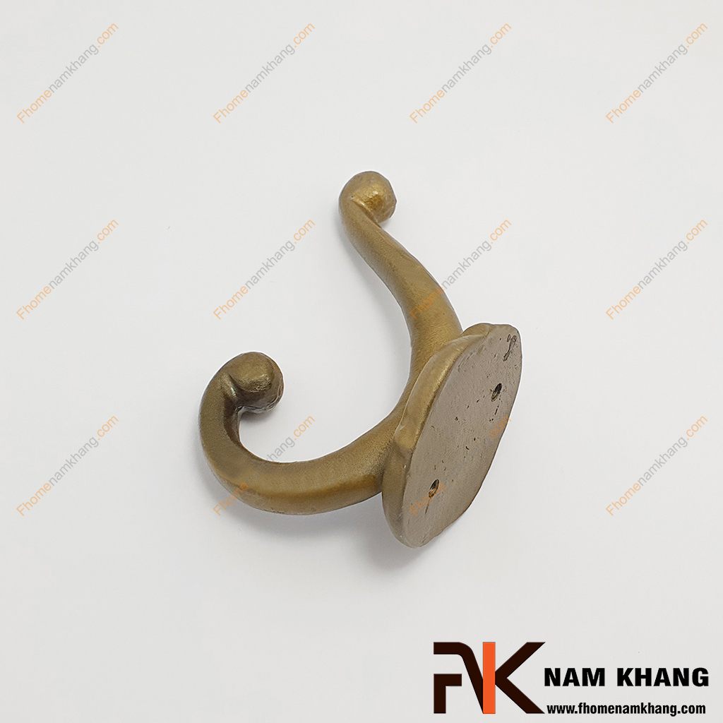 Móc treo tường bằng nhôm giả cổ NK119N-82C kiểu dáng móc treo đơn giản gọn nhẹ được đúc nguyên khối từ nhôm cho sản phẩm bền đẹp, dễ sử dụng và lắp đặt.