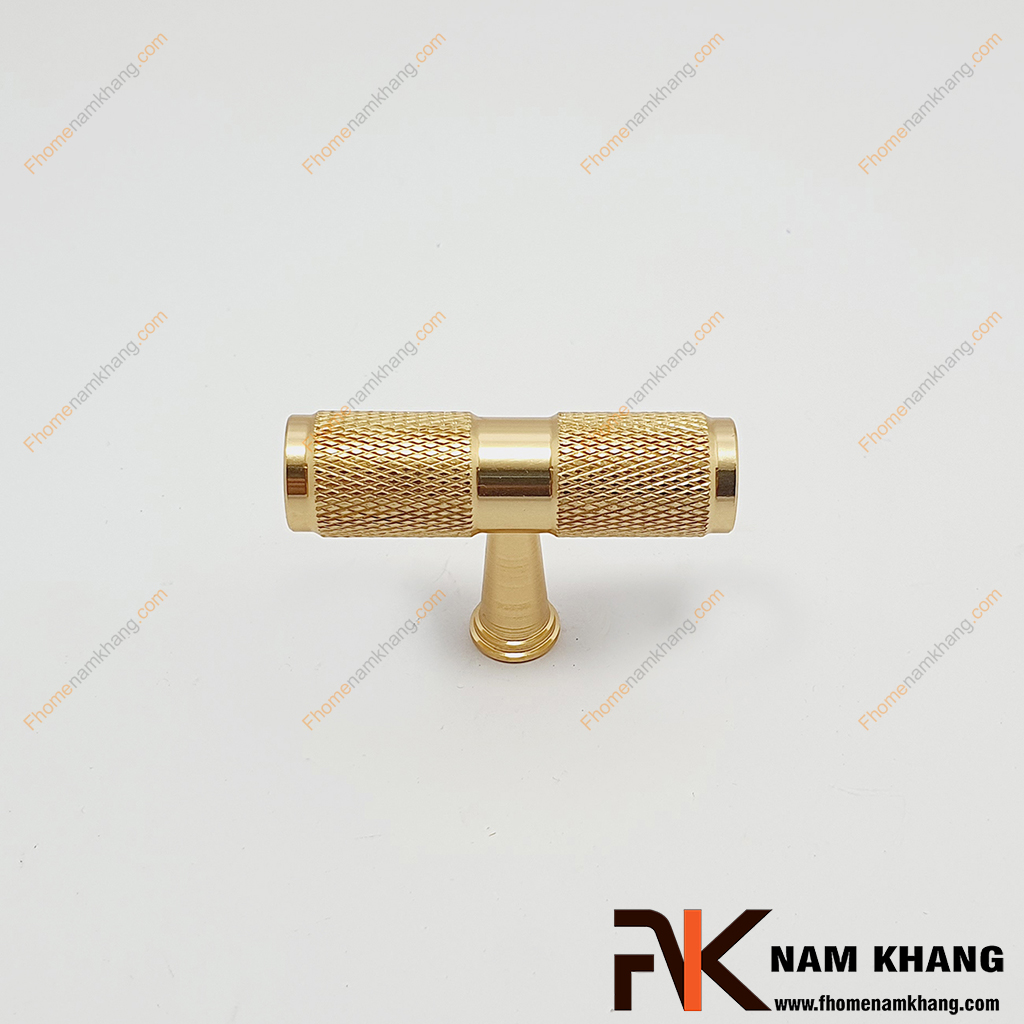 Núm nắm cửa tủ màu vàng cổ điển NK207S-VN - sản phẩm phụ kiện tủ dạng chữ T đơn giản - tiện dụng - bền đẹp và dễ dàng phối hợp trên nhiều dạng tủ kệ.