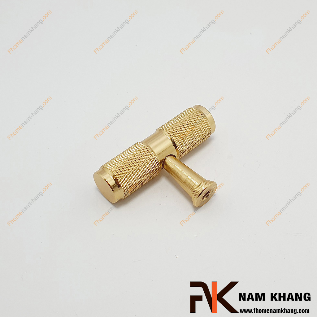 Núm nắm cửa tủ màu vàng cổ điển NK207S-VN - sản phẩm phụ kiện tủ dạng chữ T đơn giản - tiện dụng - bền đẹp và dễ dàng phối hợp trên nhiều dạng tủ kệ.