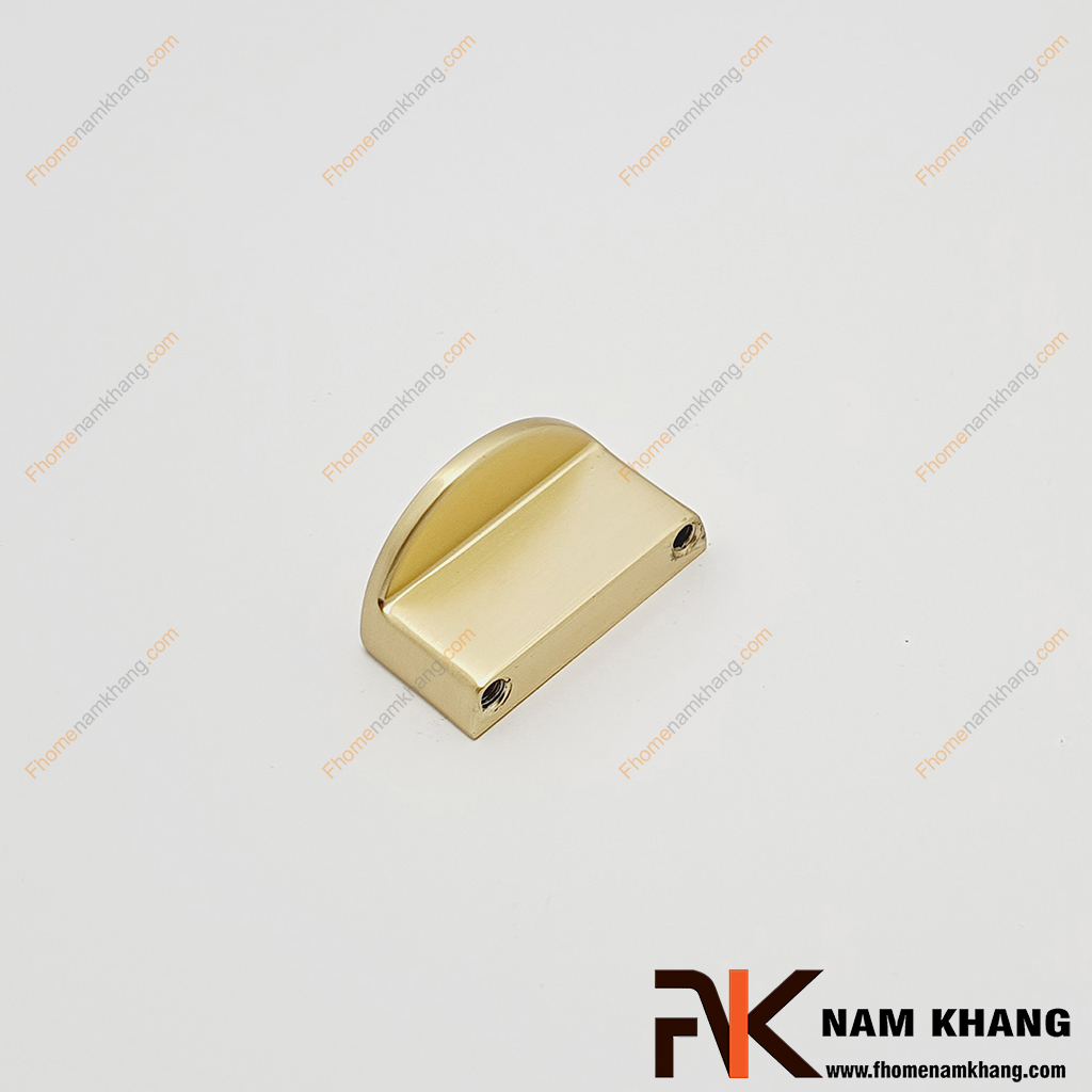 Núm cửa tủ bán nguyệt màu vàng NK463BN-VM là kiểu dáng tay nắm đơn giản, thiết kế bán nguyệt bo tròn từ chất liệu hợp kim cao cấp.