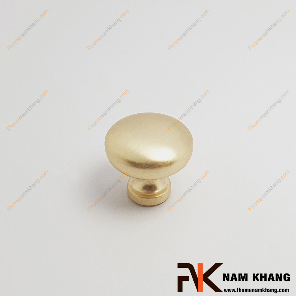 Núm tròn tủ màu vàng mờ NK172LS-VX - một tay nắm cửa tủ dạng núm tròn, được thiết kế theo phong cách đơn giản.