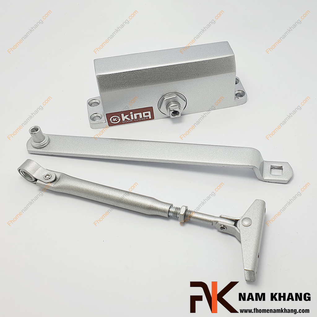 Tay co thủy lực King (15-35kg) hay còn gọi là tay đẩy thủy lực, tay đẩy hơi, cùi chỏ hơi được sản xuất nhằm mục đích trợ lực đóng cửa cho các dạng cửa