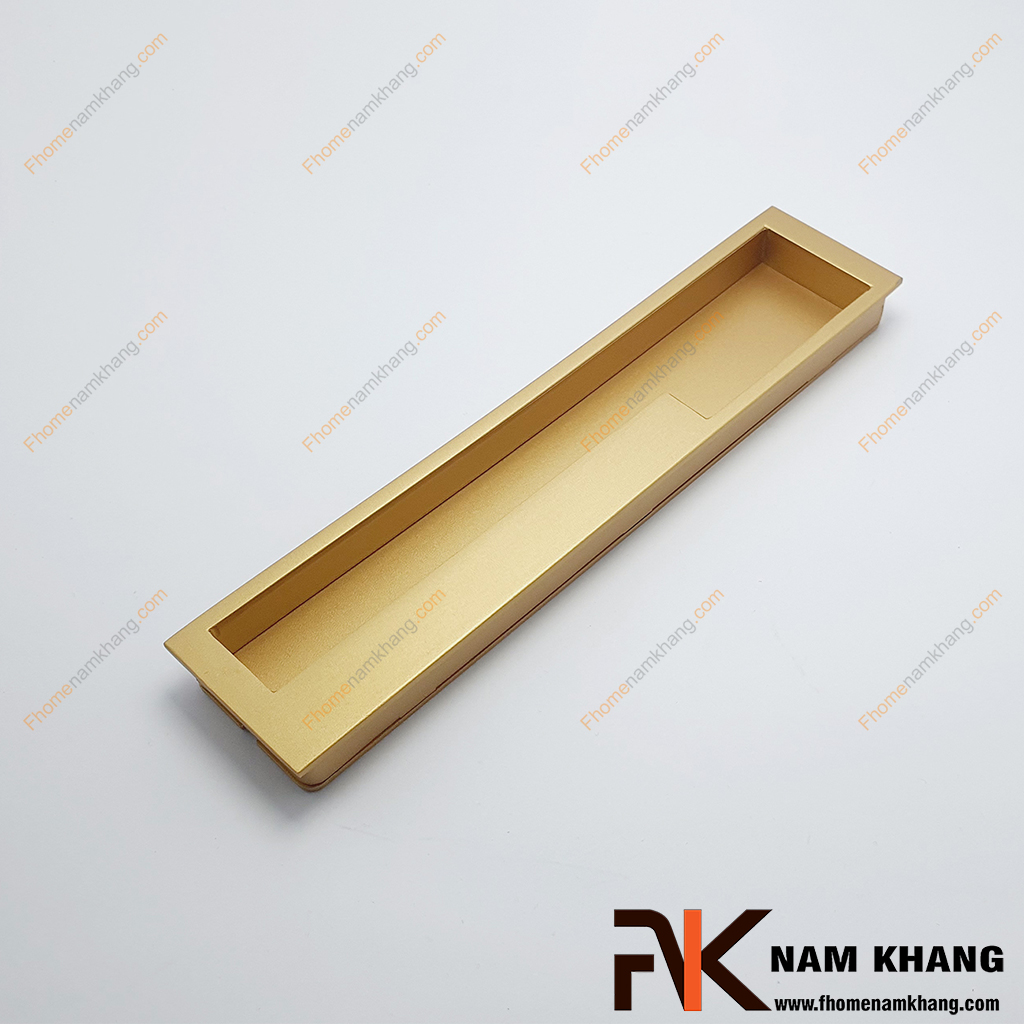 Tay nắm âm cửa tủ dạng cặp trái phải NK438L-192VM Bộ tay nắm âm cửa tủ được thiết kế dạng đối xứng trái – phải, tạo sự đồng bộ và cân đối khi lắp đặt trên cánh tủ đôi.