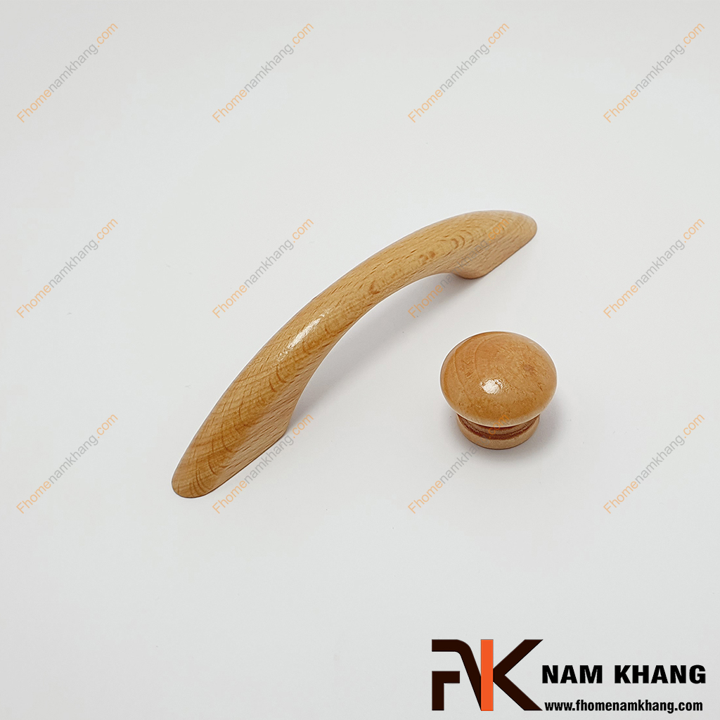 Tay nắm tủ bằng gỗ NK461T-NG, dạng tay nắm tủ nhỏ gọn bền nhẹ được làm từ chất liệu gỗ cứng và được phủ lớp màu bảo vệ trơn bóng.