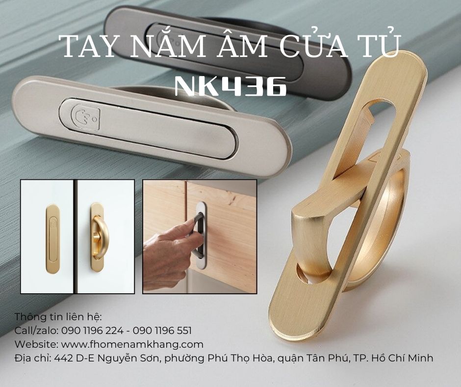Tay nắm âm cao cấp 