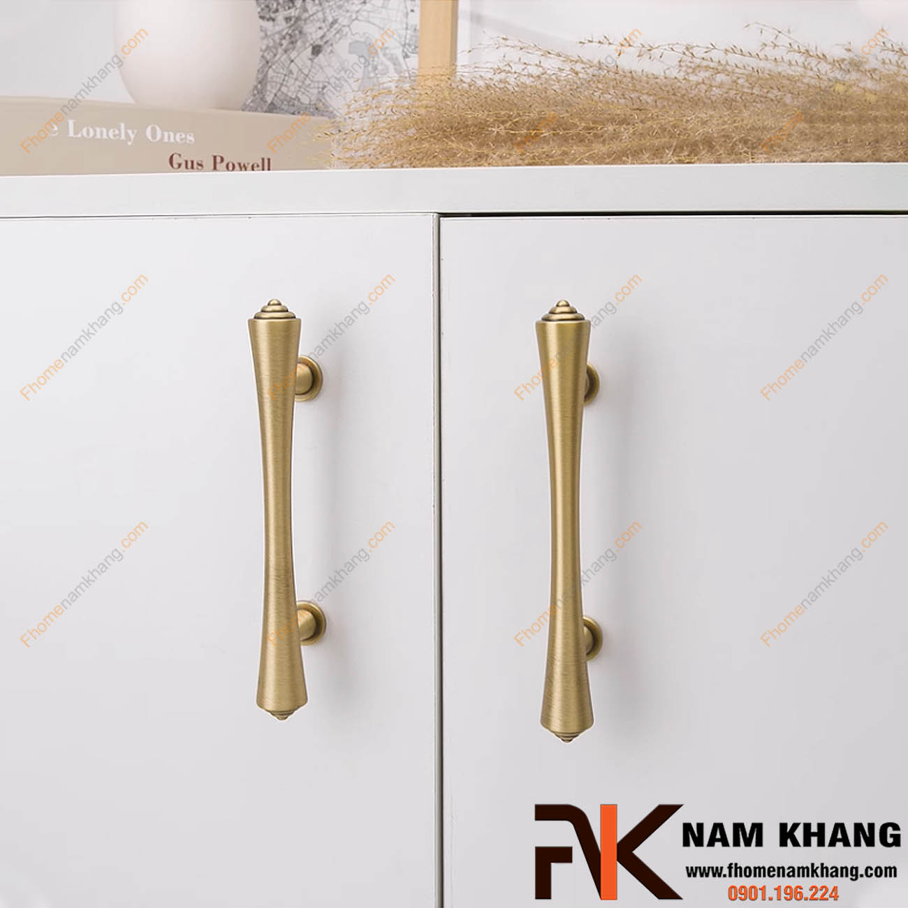 Tay nắm tủ đồng cao cấp 