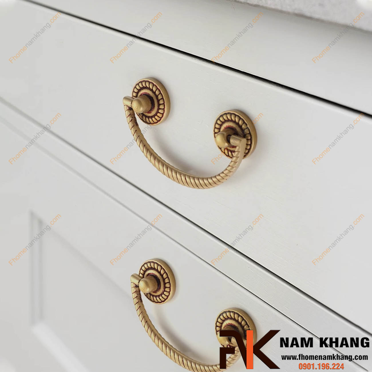 Tay nắm tủ đồng cao cấp 