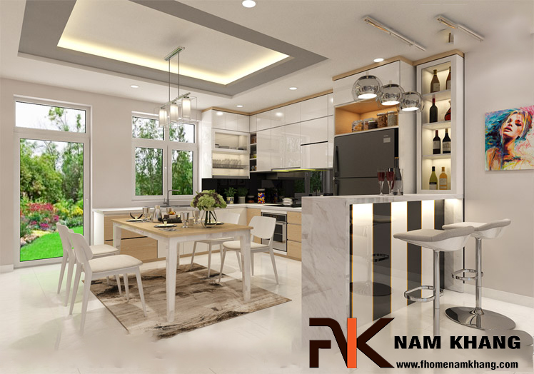 Từ những đường nét tối giản và tinh tế, sự hoài cổ đầy mê hoặc, mỗi phong cách thiết kế đều mang đến một hơi thở mới , biến nơi đây thành tâm điểm thu hút cho ngôi nhà. Hãy cùng FhomeNamKhang khám phá những thiết kế gây sốt đang làm mưa, làm gió trên thị trường hiện nay.